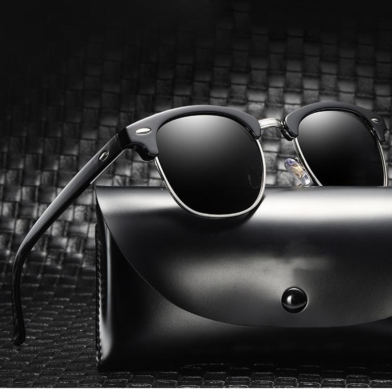 

Популярные модные очки, винтажные солнцезащитные очки унисекс в стиле ретро, ​​женские брендовые дизайнерские мужские солнцезащитные очки, 2 цвета, Óculos De Sol Feminino чёрный