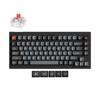 Keychron - V1 8K QMK Wired Custom Mechanical Keyboard - Wired Mechanical Keyboard Fully Assembled Knob / Black / Keychron Super Banana