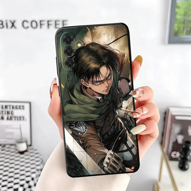 A-Attack On T-Titan Levi Soft Phone Case for Samsung A17 A37 A57 A16 A26 A36 A56 A15 A25 A35 A55 A14 A24 A34 A54 A13 A23 A33 A53