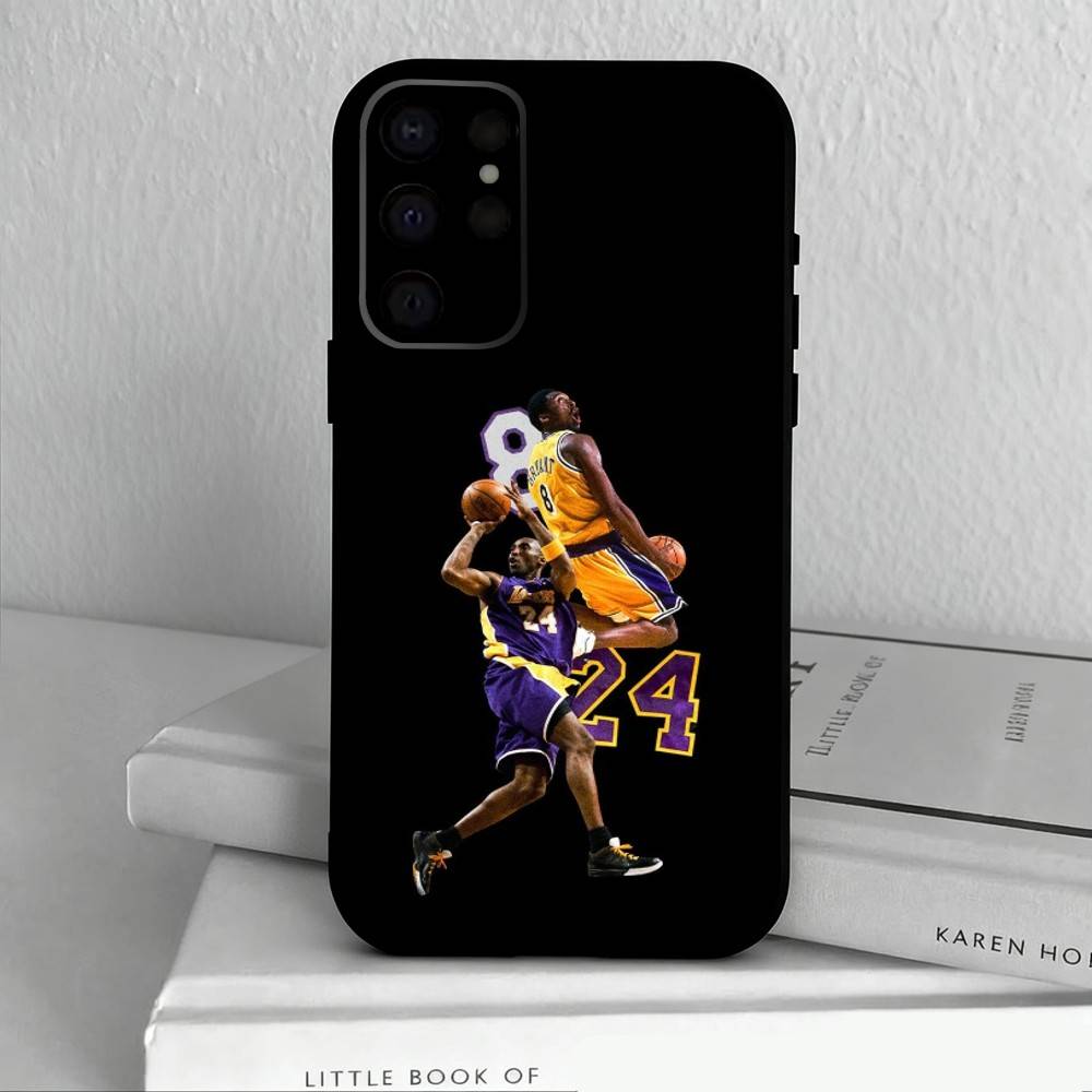 B-Basketball K-Kobe-E B-Bryant-T 8 24 Phone Case For Samsung S25,24,23,22,30,21,10,9,Ultra,Plus,Lite,FE,4,5 G Soft Black Case