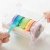 Stationery Masking Tape Cutter Tape Storage Organizer Cutter Office Tape Dispenser Students School Supplies