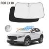 For Mazda CX30 CX-30 2020-2026 Car Windshield Sunshade Cover Front Window Sun Shade Visor Car Interior Accessories UV Protection