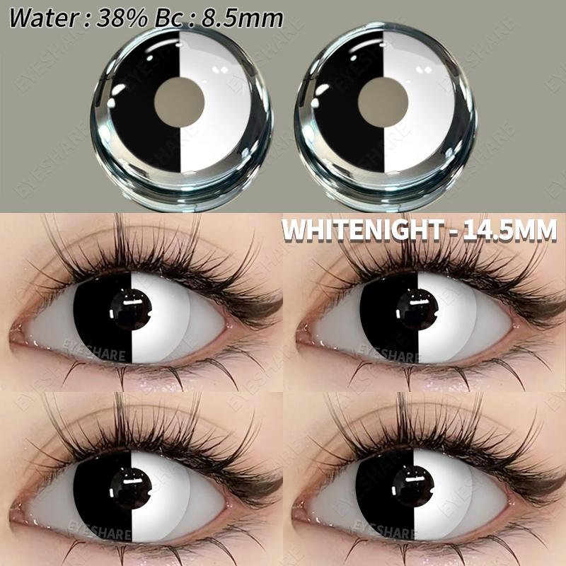 Eyeshare 1 Paar farbige Kontaktlinsen für Augen, Anime, Cosplay, farbige Linsen, Halloween, verrückte Linsen, Augenschönheit, Make-up-Linsen