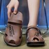 Fashion Summer Men's Fashionable Sandals Breathable New Trendy Garden Slippers Anti-Slip Home Shower Shoes Men's Beach Pool Slides Gym