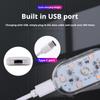 Mini Car LED Light USB Charging Interior Lamp For Armrest Box Touch Magnetic Reading Lamp Foot Light Car Roof Light Read Li E4I4