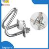Double U-Bolt Galvanized Cross Pipe Clamp with Free Shipping
