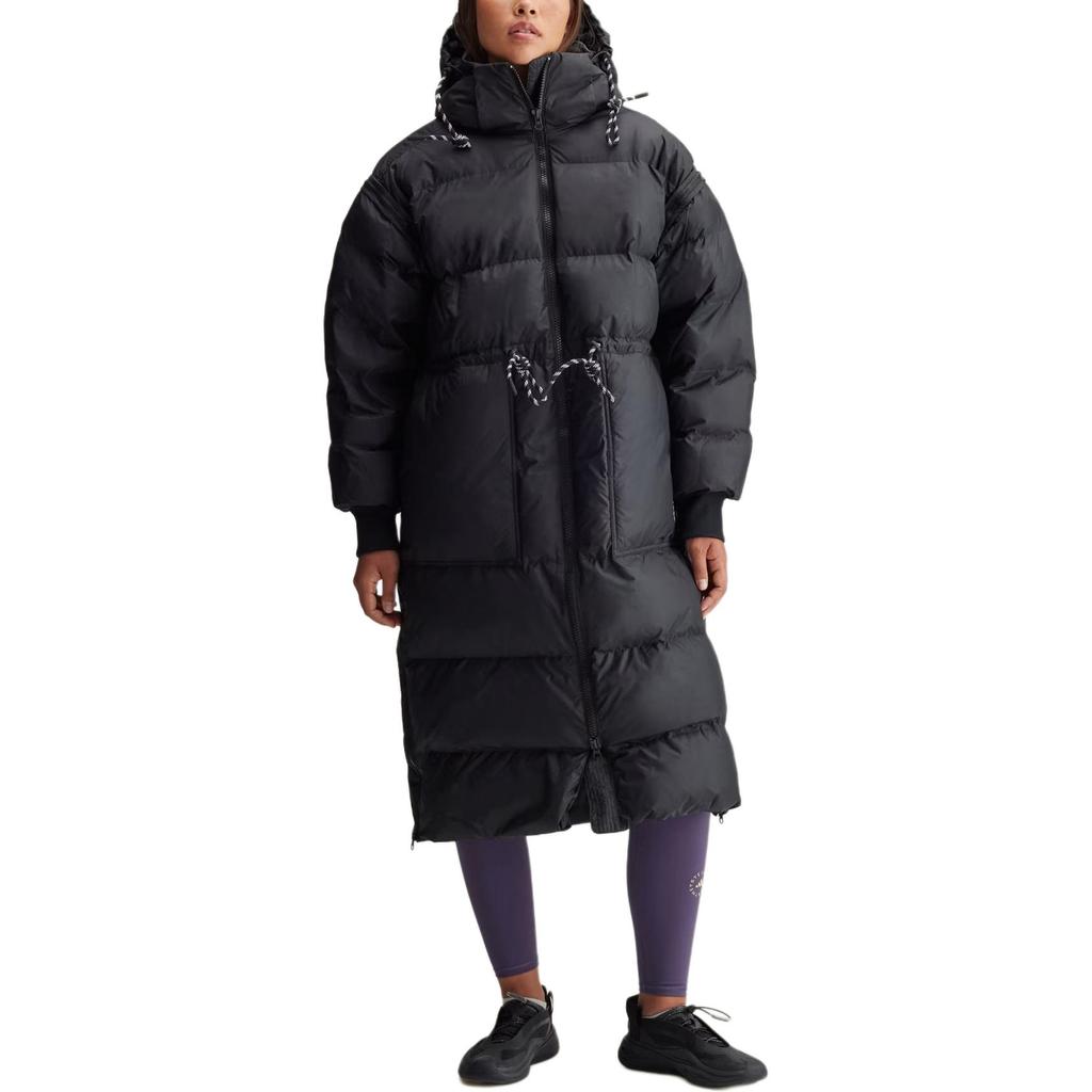 adidas X Stella McCartney Longue Veste d'Hiver Rembourrée Noire Femme Vêtements d'Extérieur IX3081