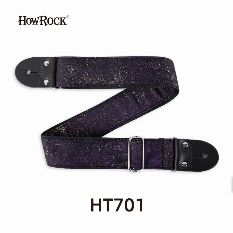 HT7 Series Genuine Leather Classical Guitar Strap for Acoustic, Electric, Bass, and Ukulele