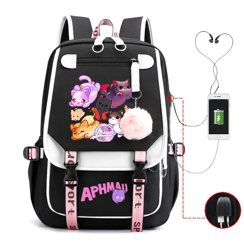 Cute Cartoon Junior High School Student Schoolbag Female Lightweight Large-Capacity Student Backpack
