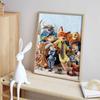 Disney Zootopia Characters Diamond Paint Art Kit Mosaic Painting Diamond Art Home Room Decor Gift