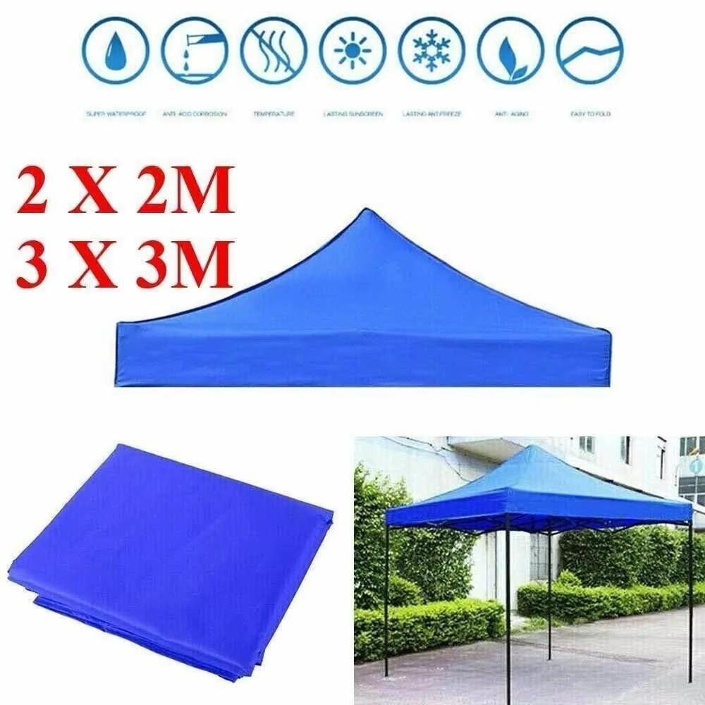 Waterproof Tent Canopy 420D Oxford Cloth Sunshade Cover Portable Cover Awning Fabric  Outdoor Camp