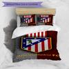 Set copripiumino 3 pezzi (1*Copripiumino + 2*Federe, Senza Nucleo),Set Biancheria da Letto con Stampa di Squadra di Calcio, Decorazione Camera da Letto, Stagione Unica, Regalo di Compleanno