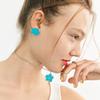 June Flower Earring_Blue