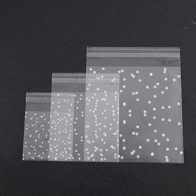 100Pcs/Set Gift Biscuits Bag Packaging Bread Baking Candy Cookies Package Bag