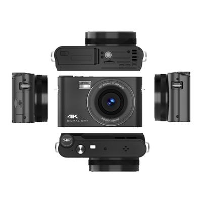 Digitální fotoaparát 4K Digitální videokamera 64MP 3palcový IPS dotykový panel Automatické ostření 18x digitální zoom