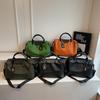 Leather Travel Bag: Large-Capacity, Cross-Body for Business, Yoga, or Commuting