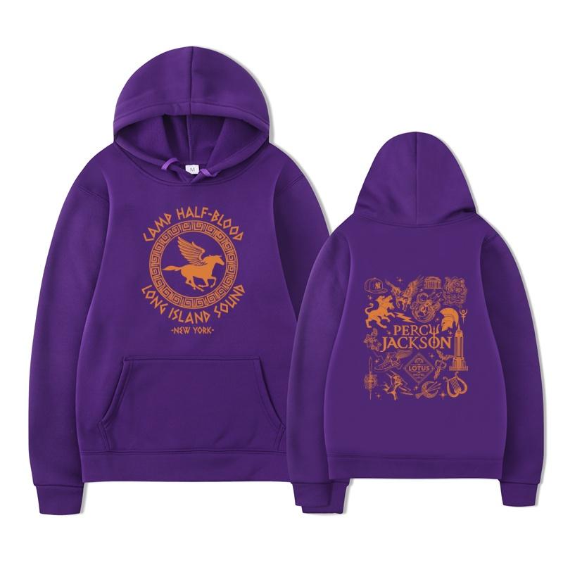 Camp Half Blood Long Island Sound Percy Jackson Hoodie Harajuku Men's Casual Fashion Streetwear