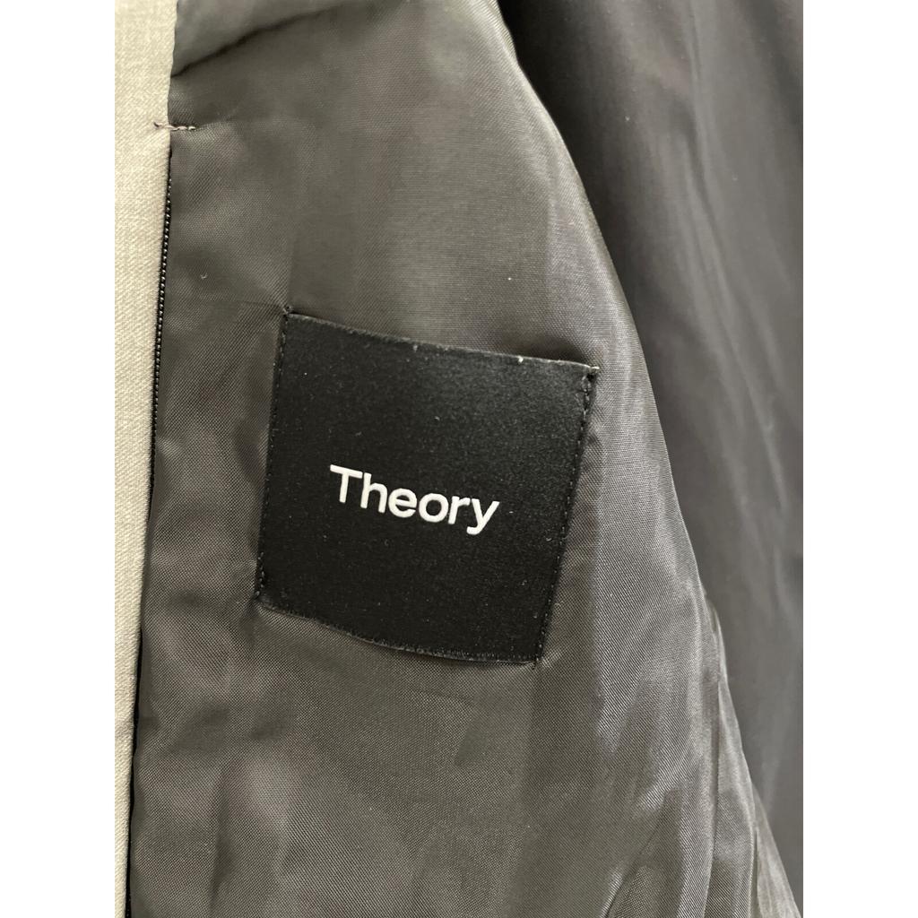 Theory 24Stainless Steel Gray 4104001 Stretch 2B Jacket Jacket 34 grayUsed