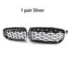 Griglia a Reni Anteriore Diamond Double Slat Racing Sport per BMW Serie 3 F30 F31 F35 2011-19 Accessori Auto