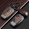 Zinc Alloy Key Fob Cover for Toyota Venza/C-HR/Levin GT/Avalon/Land Cruiser Prado/Wildlander, KeyCase Shell with Keychain