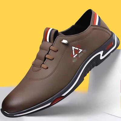 Doudou Schuhe Frühling Weiche Sohle Weiche Oberfläche Vielseitige Freizeitschuhe Atmungsaktive Flache Lederschuhe Fahren Arbeit Herrenschuhe