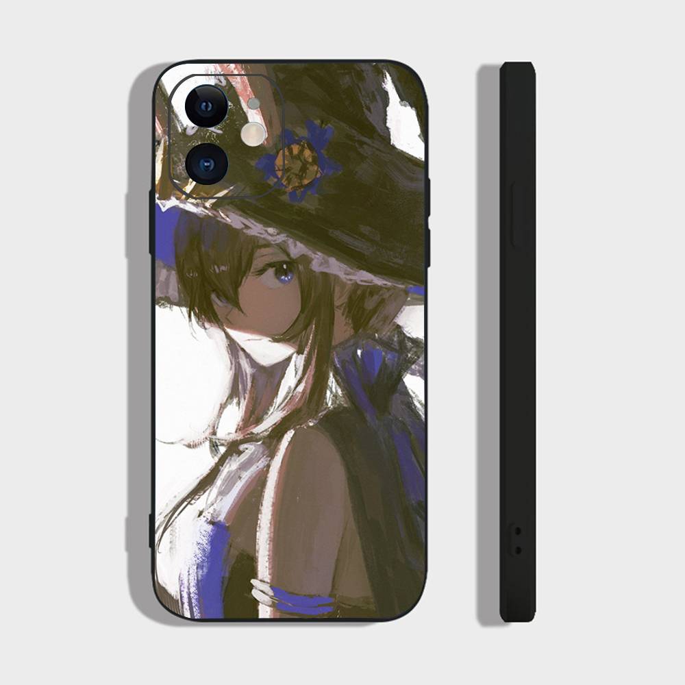 

Amiya Animated Game A-Arknights Phone Case For IPhone 17 Air 16 15 14 13 Pro Max 11 12 Black Silicone Cover IPHONE 13PRO