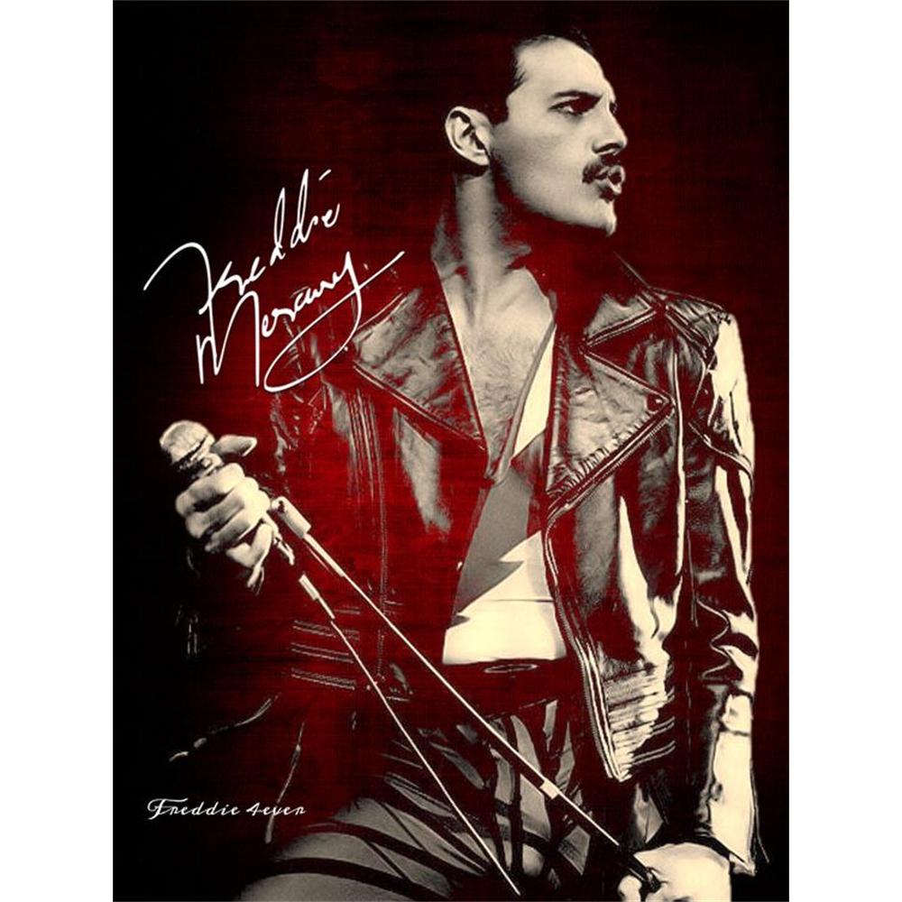Freddie Mercury Klasické 5D DIY Diamantové Malování Umění Kapela Queen Zpěvák Portrét Výšivka Křížkový Steh Plné Kamínky Domácí Dekorace