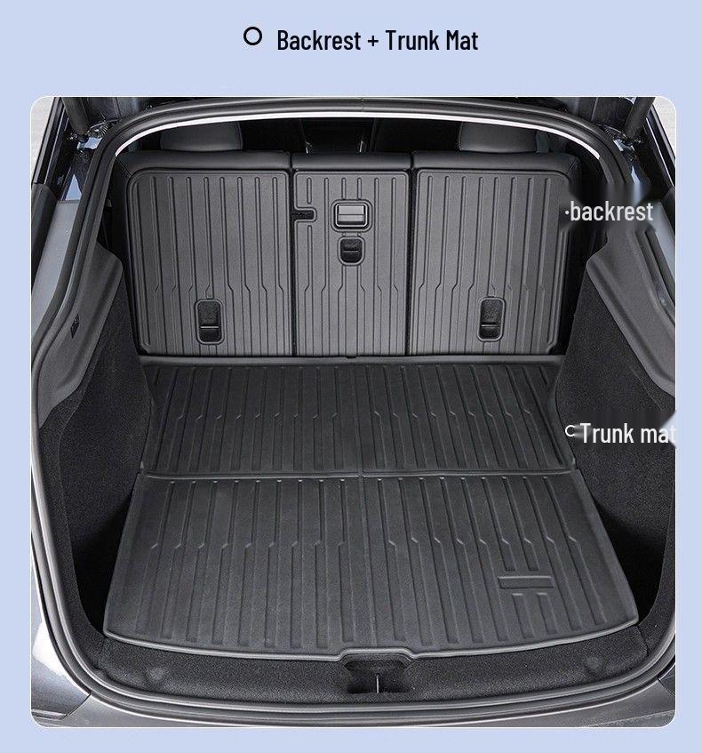 Custom TPE Full Surround Foot Pads for Tesla Model Y - Complete Interior Modification Accessories Set