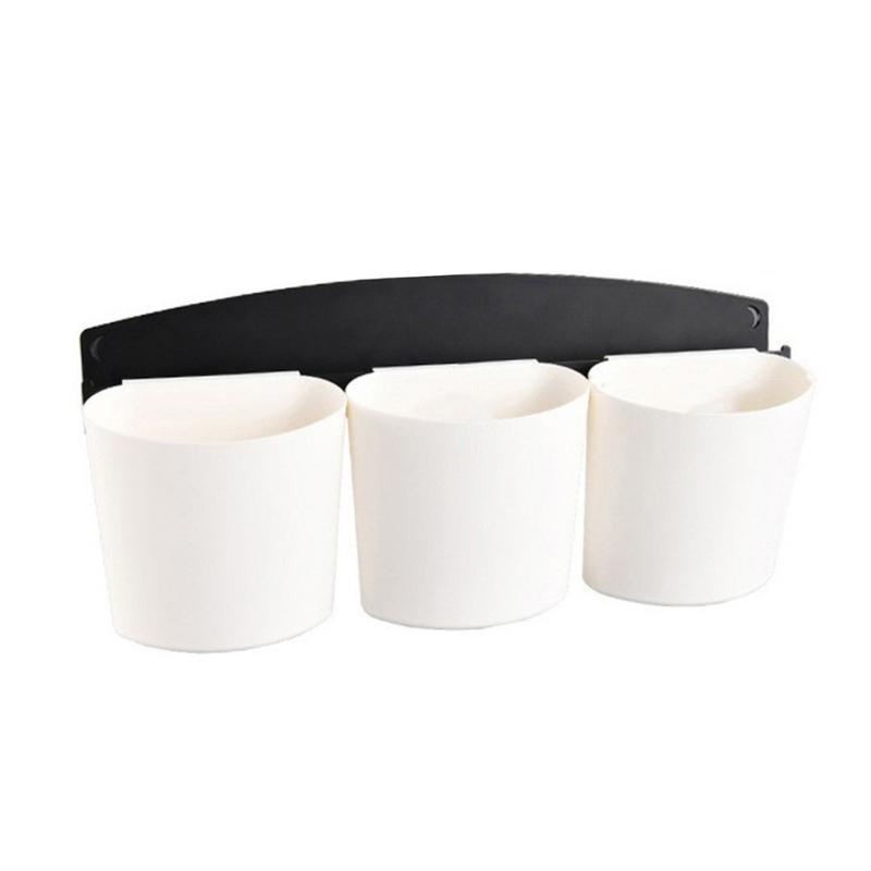 Wall Mounted Storage Bins Kitchen Storage Organizer Bucket Wall Mounted Organizer Basket,for Bathroom,Kitchen,Cabinet