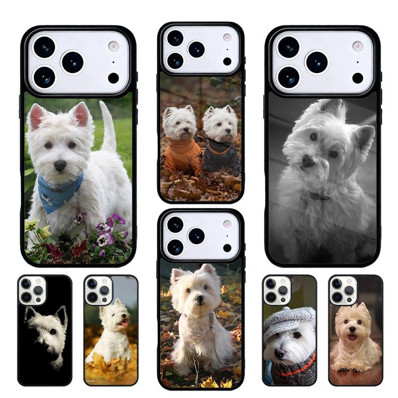 Maltese West Highland Terrier Dog Mobile Phone Case Compatible with IPhone 17 16 15 14 13 12 11Pro Max 17 Air Cover