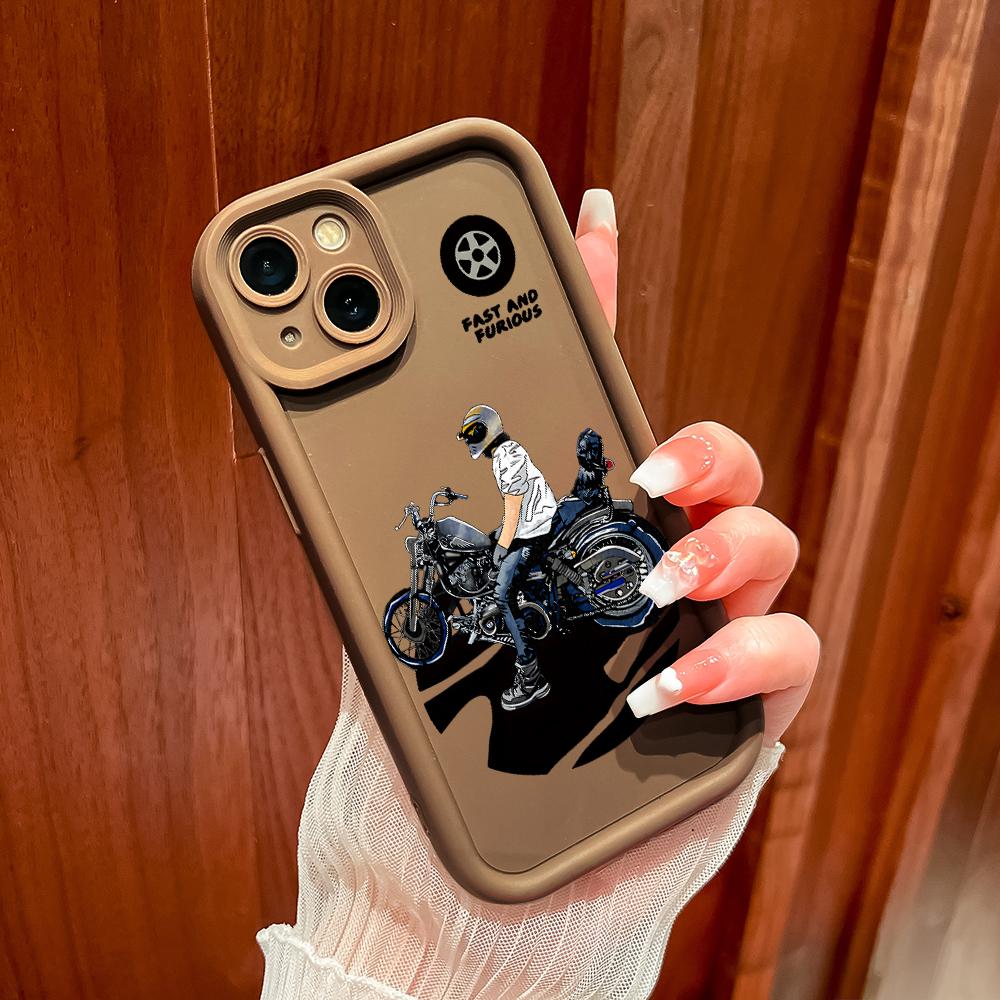 Soft Silicone Square Ladder Printing Pattern Phone Casing Full Cover Camera Shockproof Protection Rubber Case for OPPO Realme