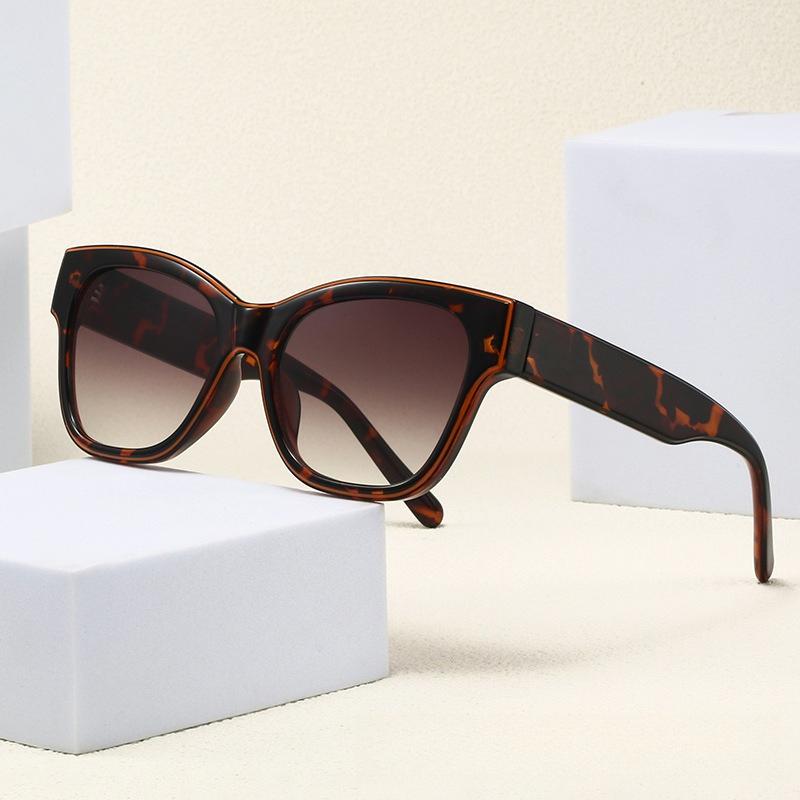 

New Fashion Cat-Eye Oversized Sunglasses Street Style Statement Shades Unisex Outdoor Cycling Fishing UV Protection Glasses