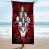 1 Stück S-Slipknot Band Alle Mitglieder Maske Strandtuch Mikrofaser Weich Schnelltrocknend Heavy Metal Rock Badetuch Für Fans Schwimmen Outdoor