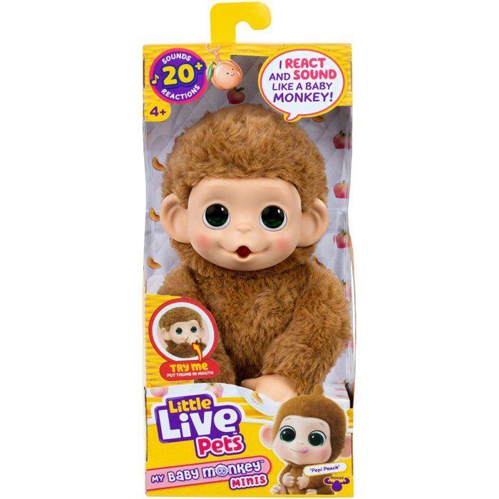Stofftier - LITTLE LIVE PETS - Mein Mini-Affenbaby - Karamell - Ab 4 Jahren