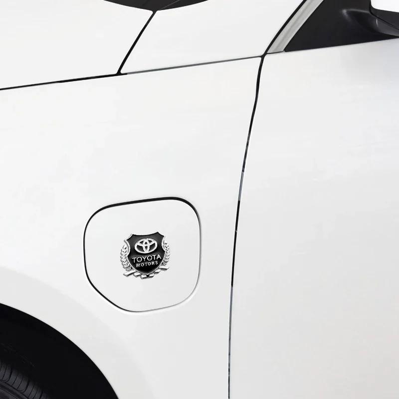 2026 New For Toyota 3D Metal Car Body Trunk Sticker Emblem Badge Decals Decoration for Toyota Chr rav4 Yaris prius avensis Corol