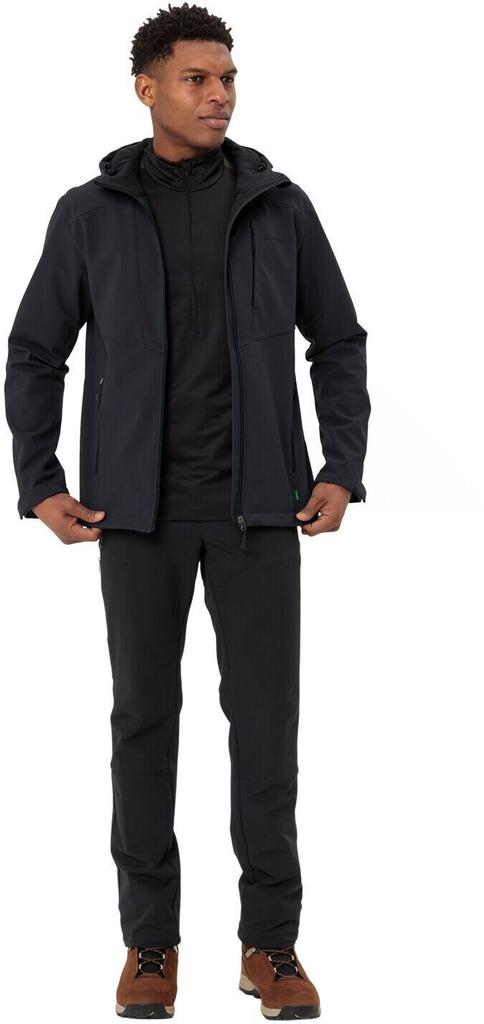 Куртка VAUDE Мужская куртка с капюшоном Cyclone черного цвета