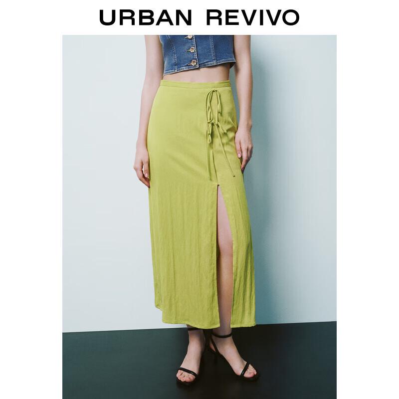 UR Women s Bow-Tie A-Line Midi Skirt XXS
