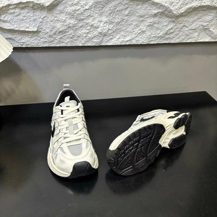 Leather mesh breathable dad shoes women's 2025 summer new versatile light color matching comfortable casual sports shoes women