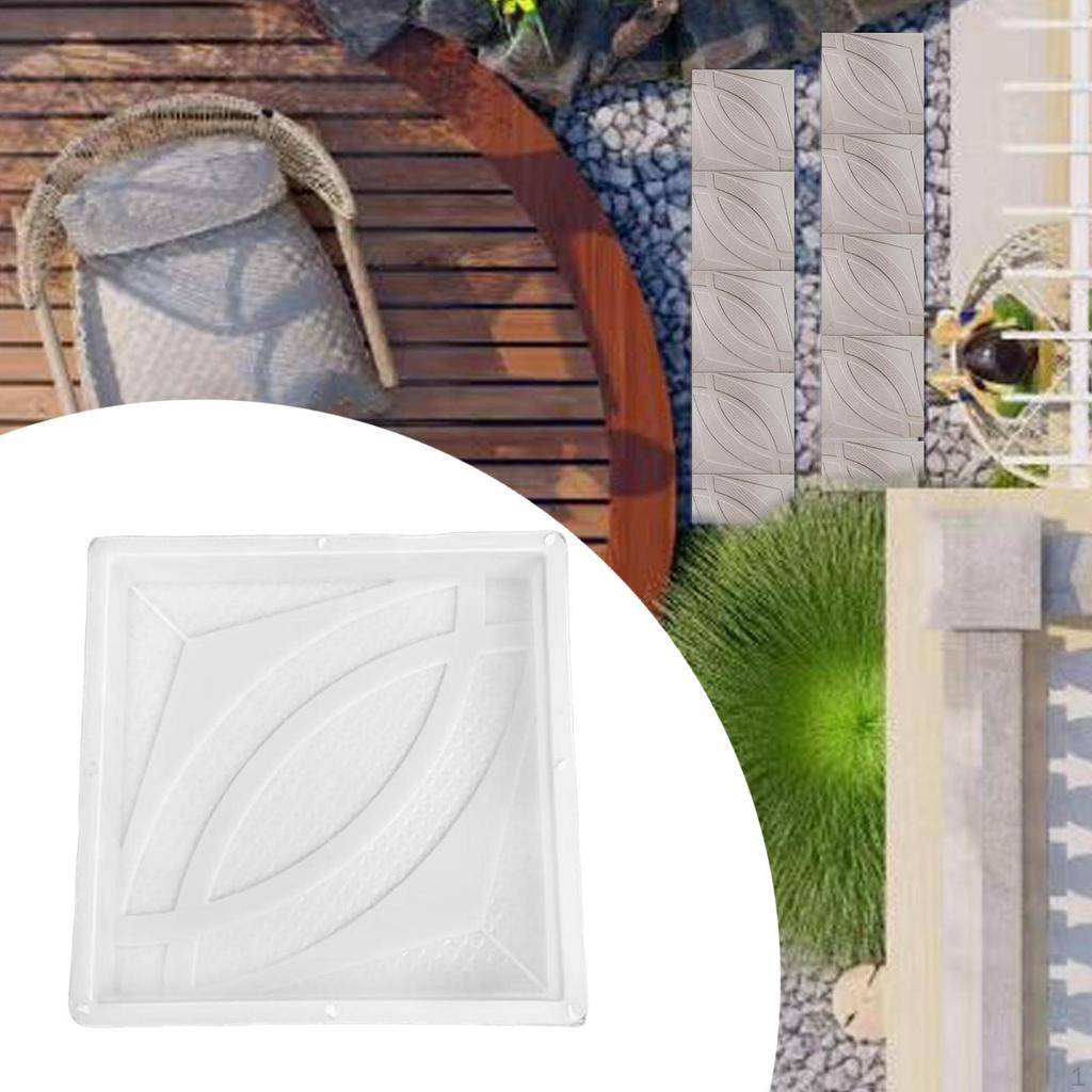 Stepping Stone Paver Concrete Brick Making Casting DIY Reusable Square Paving Sqaure Cement Tooling