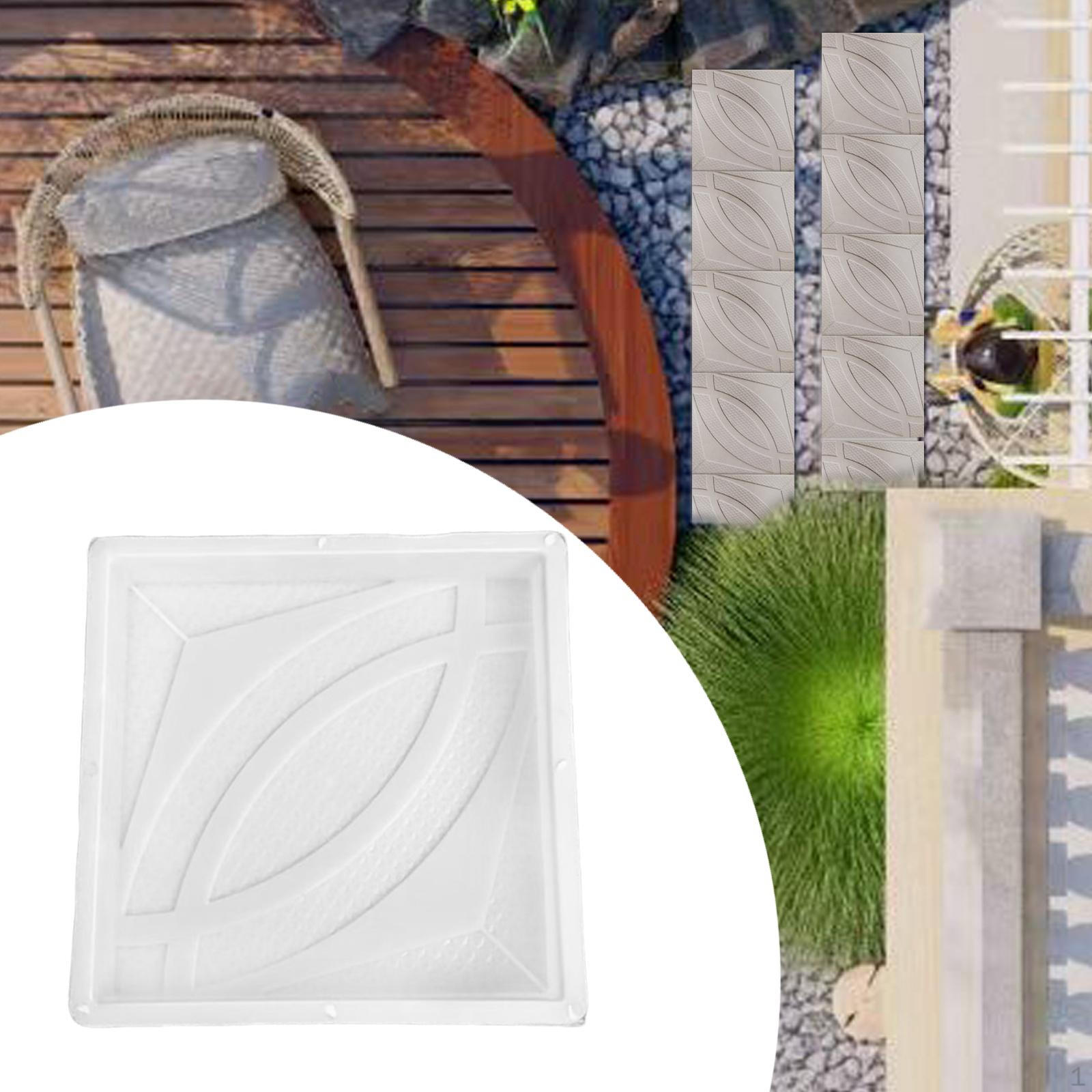 

Форма для тротуарной плитки Бетонный кирпич Изготовление Литье Сделай сам Многоразовая Квадратная Тротуарная Квадратная Цементный инструмент