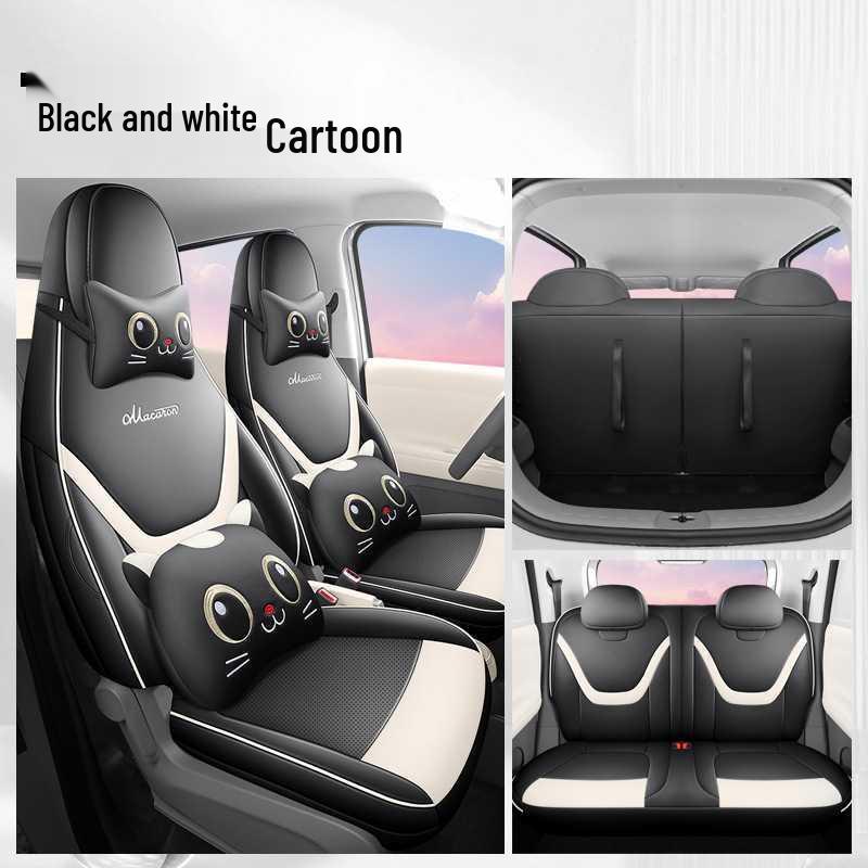 Fifth Gen Wuling Hongguang Mini: 26 Cartoon Leather Car Seat Covers