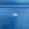 HERMES leather leather Agenda Vision Notebook cover blue leather mens Used