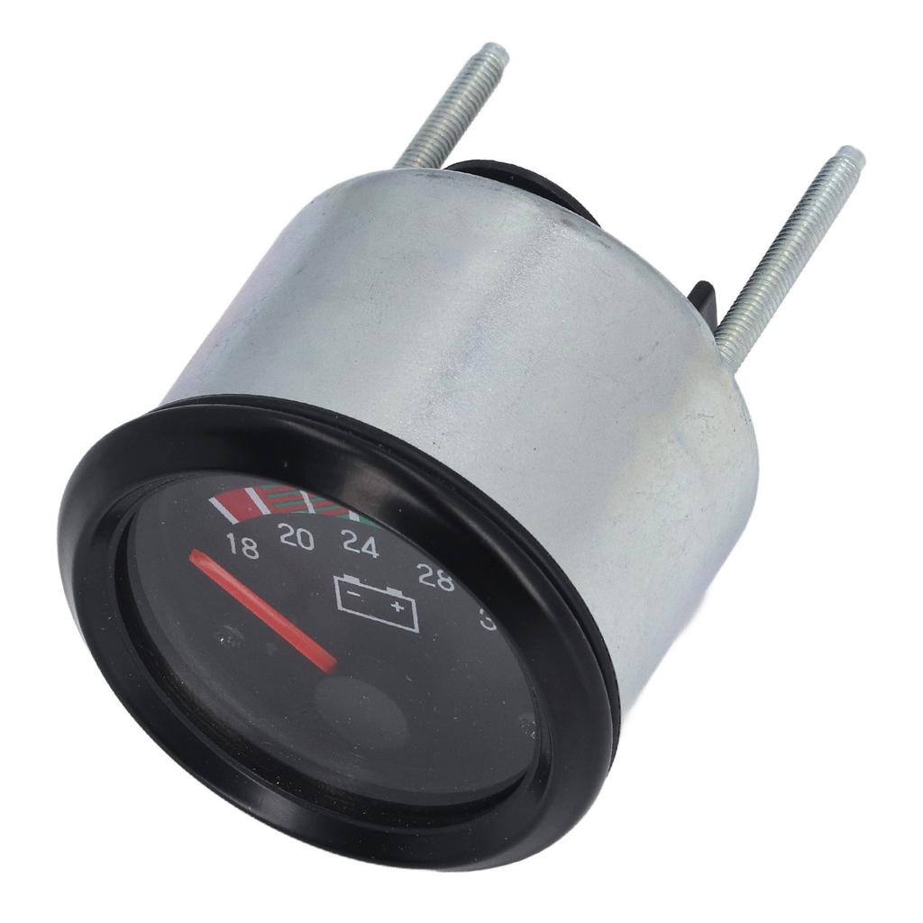 Voltage Gauge 52mm Aluminum Alloy LED Voltmeter Gauge for Diesel Engine 24V 18?32V