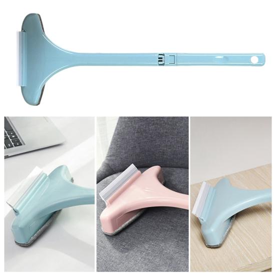 Window Screen Cleaning Brush 2 in 1 Removable Lightweight Reusable Screen Cleaner with Extendable Handle Home Cleaning Tool