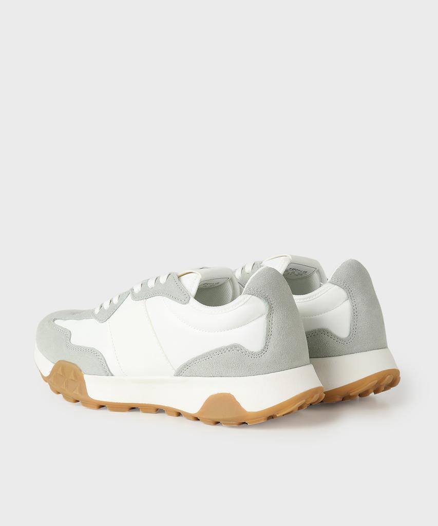 Panicale Light Grey Suede Leather Sneakers