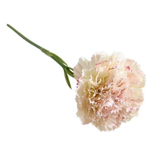 Künstliche Nelkenblume 29 cm Fake Seiden-Nelkenblume mit Einzelstiel für Hochzeit Brautstrauß Jubiläum Geburtstag Haus Esstisch Dekoration