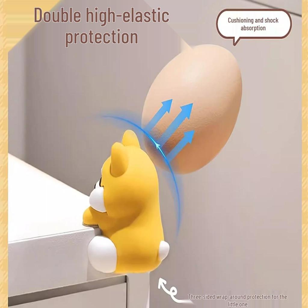 Newcomer Discount: Cute Cartoon Pet Anti-Collision Corner Protector for Kids' Table and Cabinet Edges