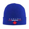 Canada Pride Canadian Flag Maple Knitted Hat for Women Unisex Skullies Beanies Winter Hats  Warm Cap