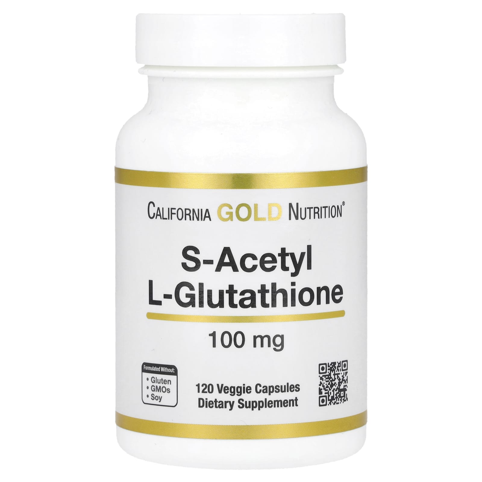 

S-Acetyl L-Glutathione, 100Mg, 120 Veggie Caps