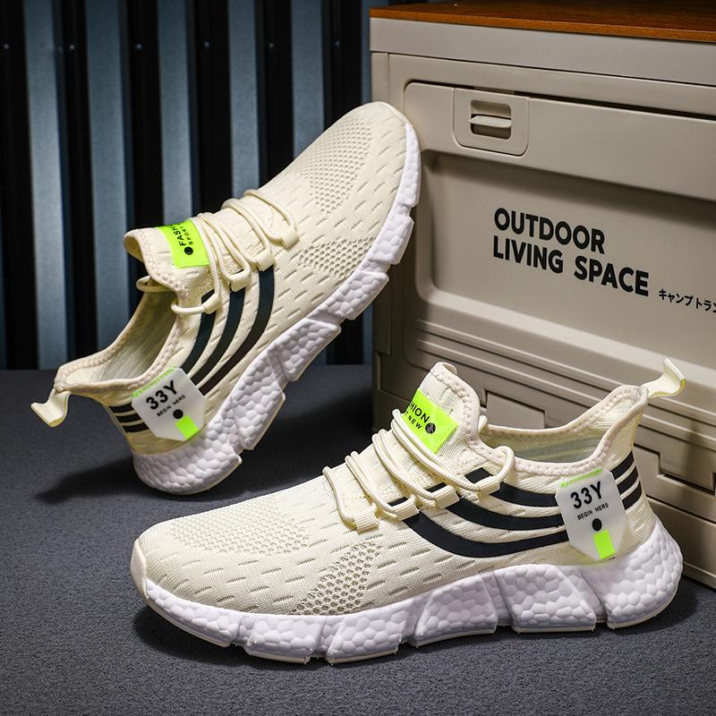 New Mesh Casual Sports Shoes Men's and Women's Running Shoes Large Size Breathable Couple Shoes 36-46 Size